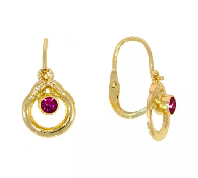 Detské zlaté náušnice 2290