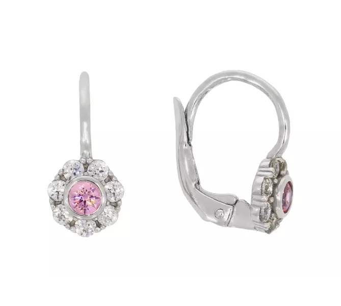 Náušnice z bieleho zlata 3862