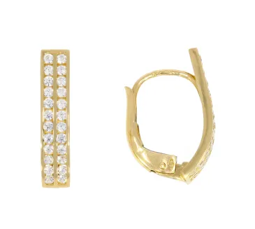 Zlaté náušnice 4306