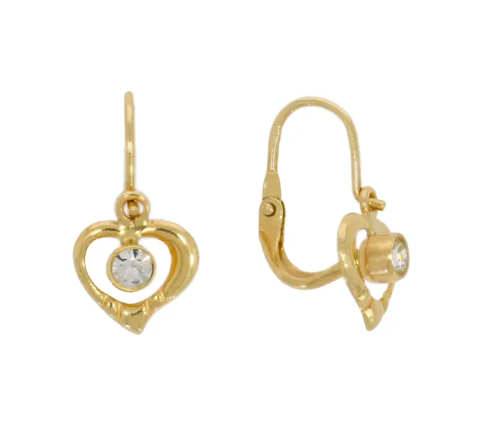 Detské zlaté náušnice 751