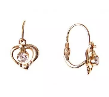 Detské zlaté náušnice 751