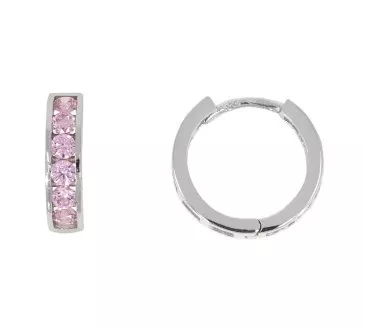 Náušnice z bieleho zlata 2195