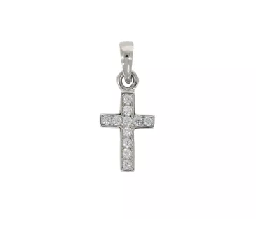 Prívesok z bieleho zlata 1313