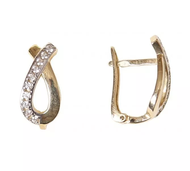 Zlaté náušnice 983