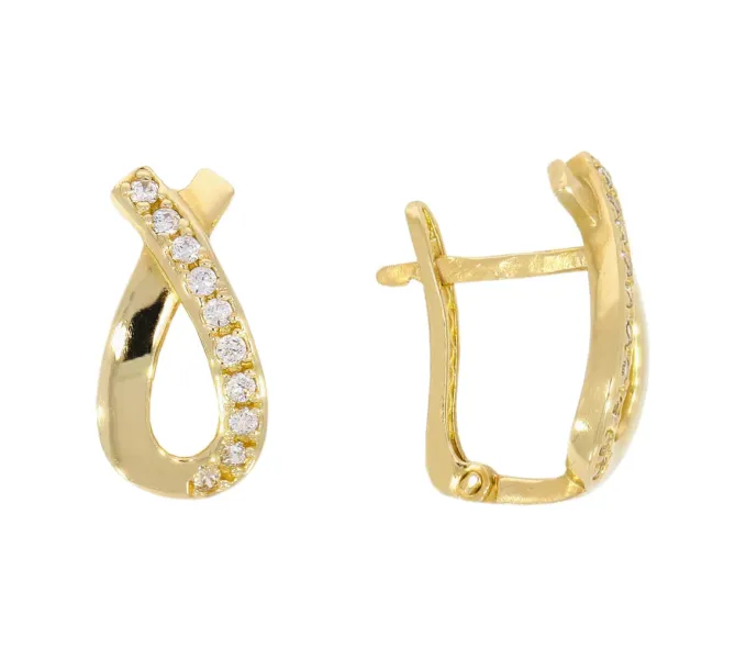 Zlaté náušnice 983