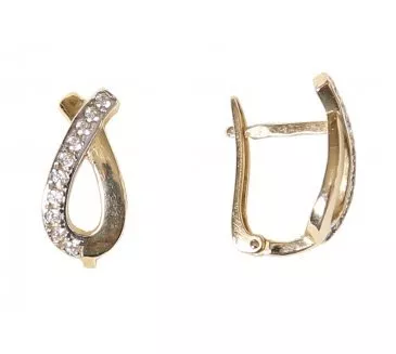 Zlaté náušnice 983