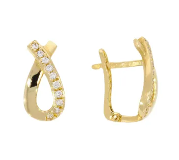 Zlaté náušnice 983