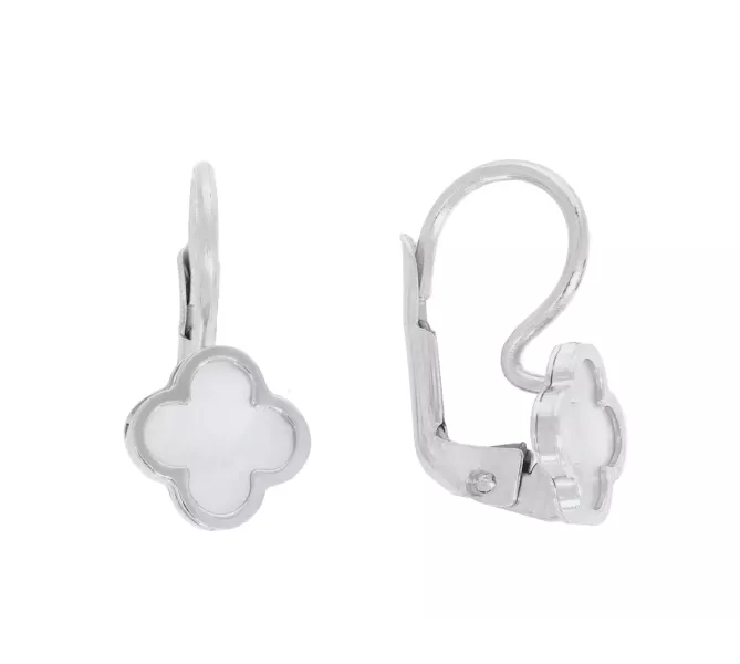 Náušnice z bieleho zlata 3943