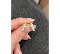 Zlaté náušnice 730