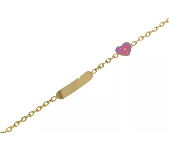 Detský zlatý náramok 1058