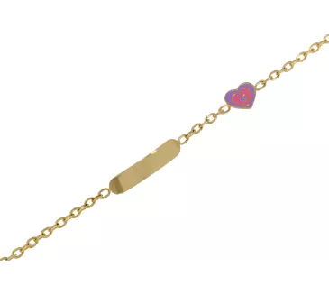 Detský zlatý náramok 1058