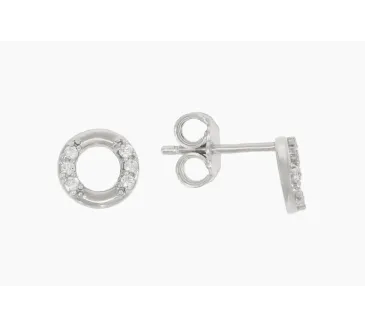 Náušnice z bieleho zlata 4144