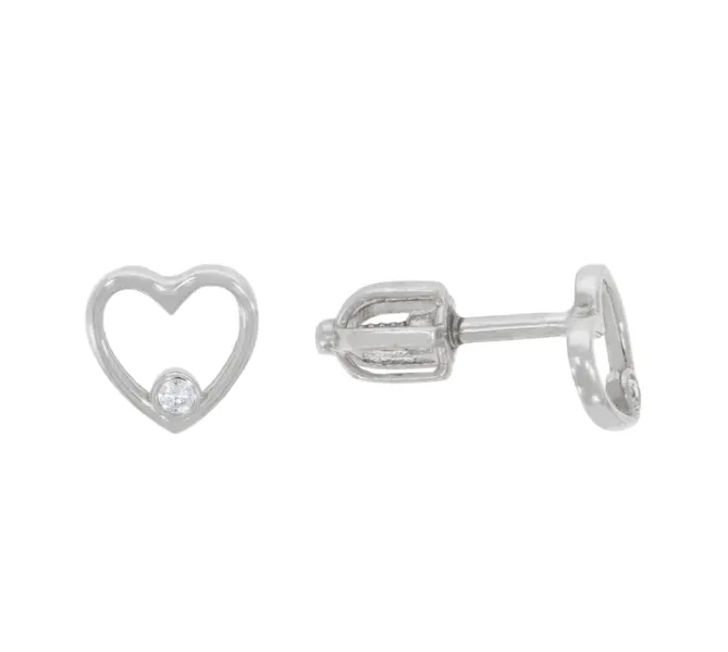 Náušnice z bieleho zlata 4064