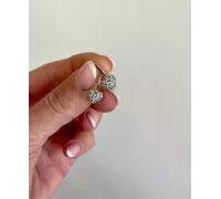 Náušnice z bieleho zlata 2563