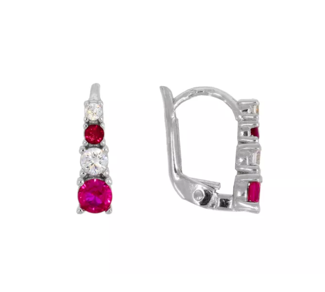 Náušnice z bieleho zlata 3583