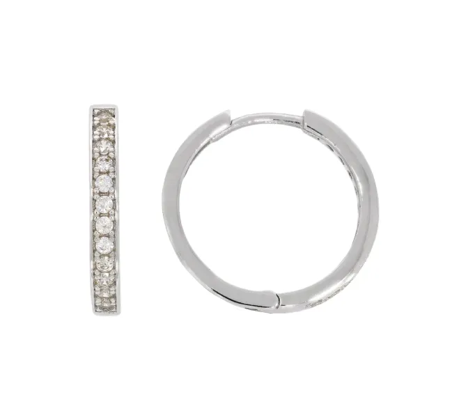 Náušnice z bieleho zlata 4308