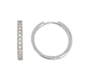 Náušnice z bieleho zlata 4308
