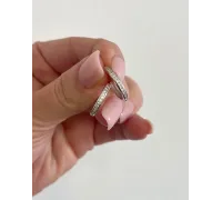 Náušnice z bieleho zlata 4308