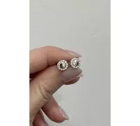 Náušnice z bieleho zlata 3237