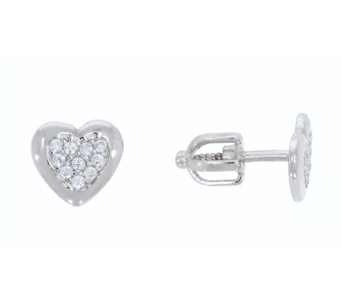 Náušnice z bieleho zlata 3600