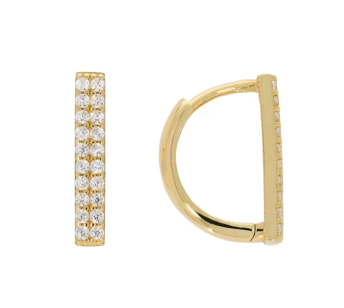 Zlaté náušnice 4310