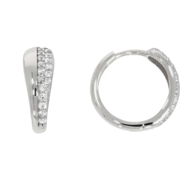 Náušnice z bieleho zlata 4313
