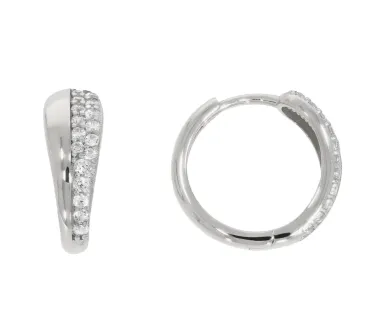 Náušnice z bieleho zlata 4313