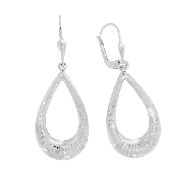 Náušnice z bieleho zlata 3596