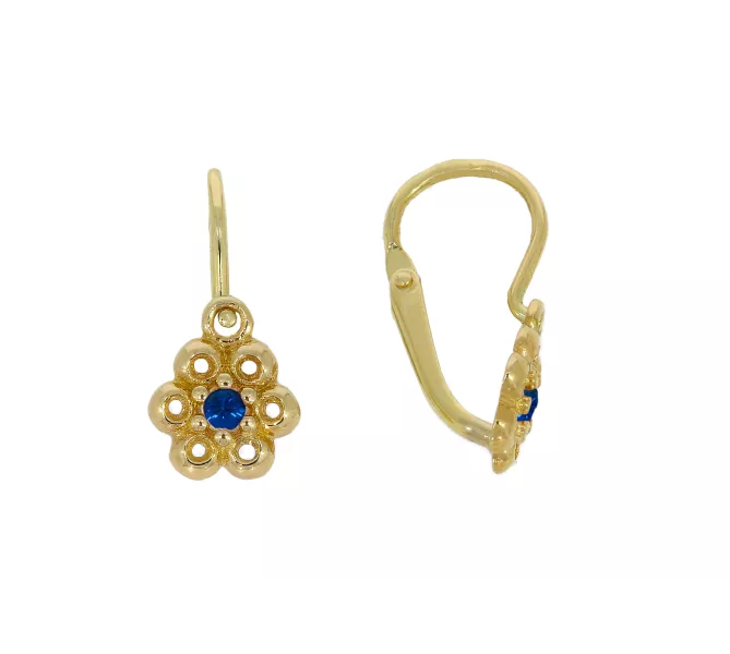 Detské zlaté náušnice 3602