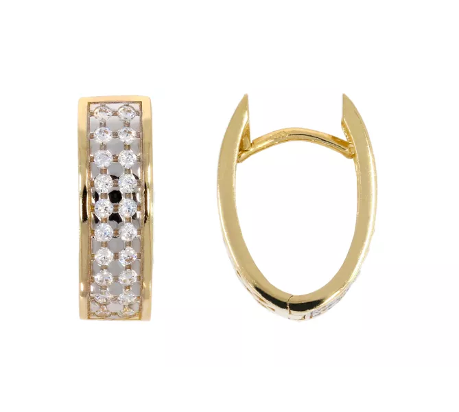 Zlaté náušnice 3588