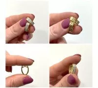 Zlaté náušnice 3588