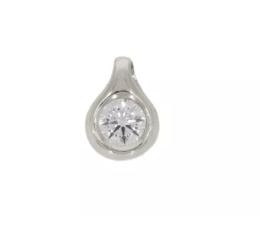 Prívesok z bieleho zlata 1149