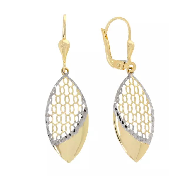 Zlaté náušnice 3595