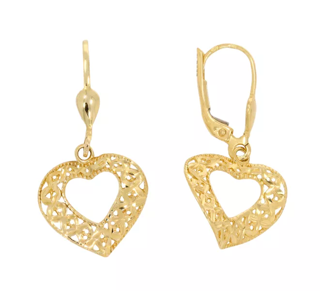 Zlaté náušnice 3594