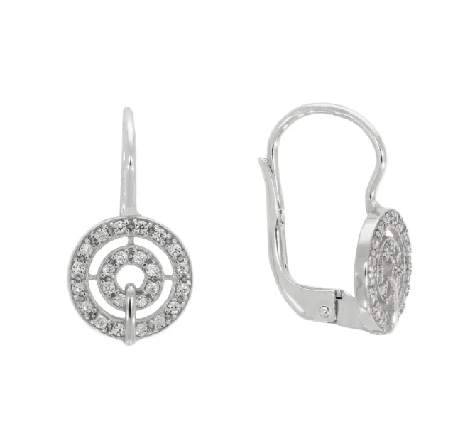 Náušnice z bieleho zlata 3952