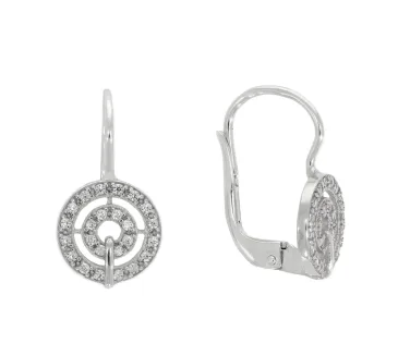 Náušnice z bieleho zlata 3952