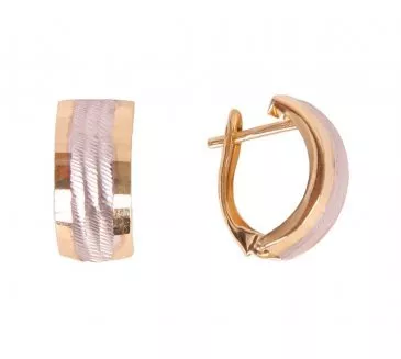 Zlaté náušnice 1108