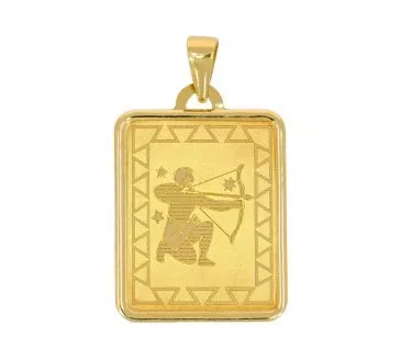 Zlatý prívesok 975