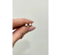 Náušnice z bieleho zlata 2208