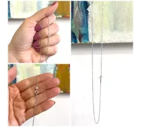 Retiazka z bieleho zlata 1189