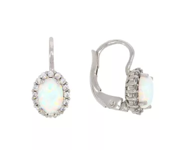 Náušnice z bieleho zlata 3599