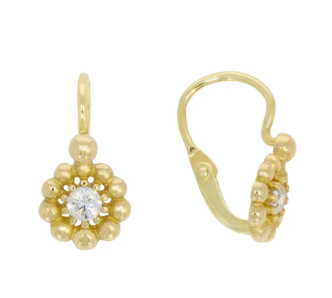 Detské zlaté náušnice 4318