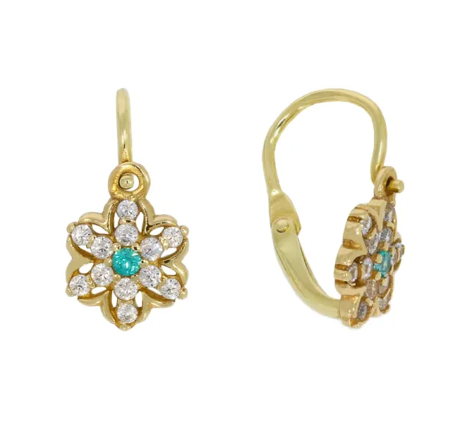 Detské zlaté náušnice 4319