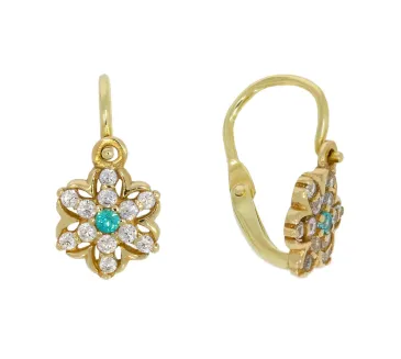 Detské zlaté náušnice 4319