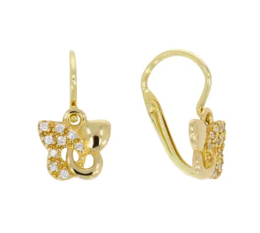 Detské zlaté náušnice 4324