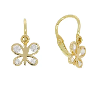 Detské zlaté náušnice 4325