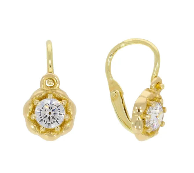 Detské zlaté náušnice 4321