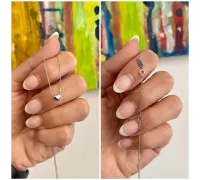 Retiazka z bieleho zlata 775