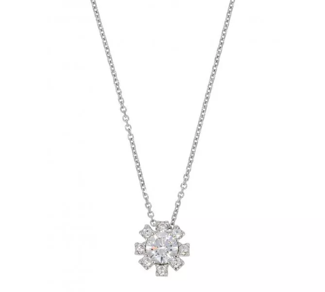 Retiazka z bieleho zlata 762