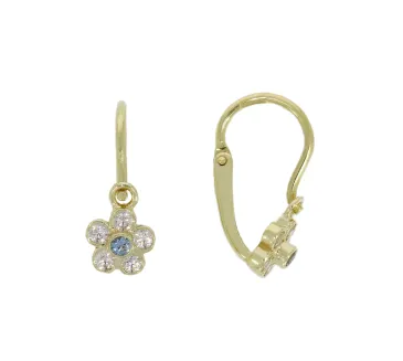 Detské zlaté náušnice 3121